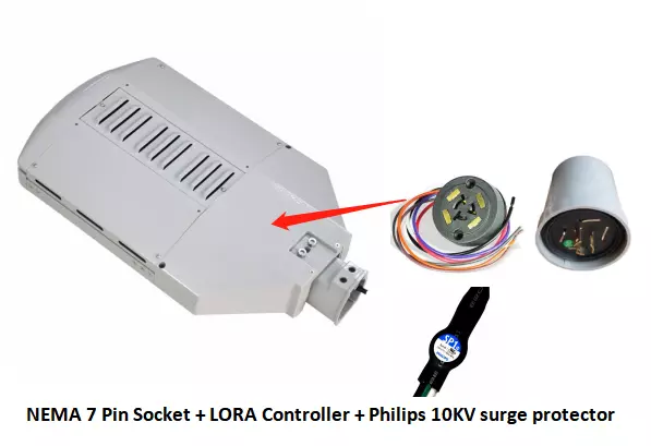 IP66 200w 모듈 LED 가로등 고속도로 가로등은 존재 70-400 와트 HPS의/MH 대체를 luminaires 지도했습니다